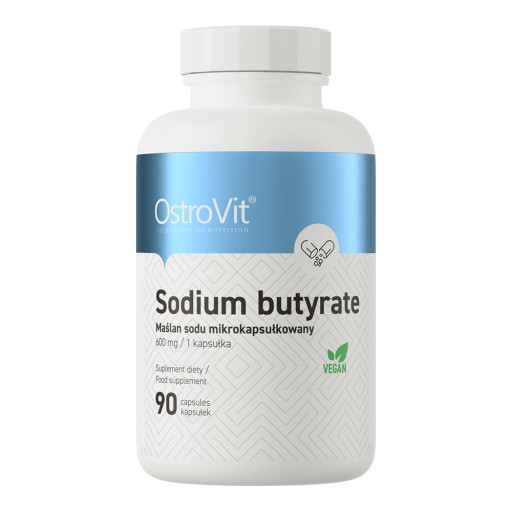 Suplement diety OstroVit Sodium Butyrate maślan sodu 90 kapsułek