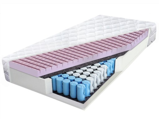 Materac kieszeniowy 80x200 masujący cube 25 cm stymulujący na krążenie H2
