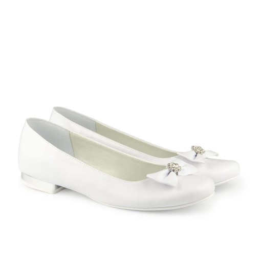 Buty komunijne dziewczęce KBD-800 36 eleganckie 24 cm