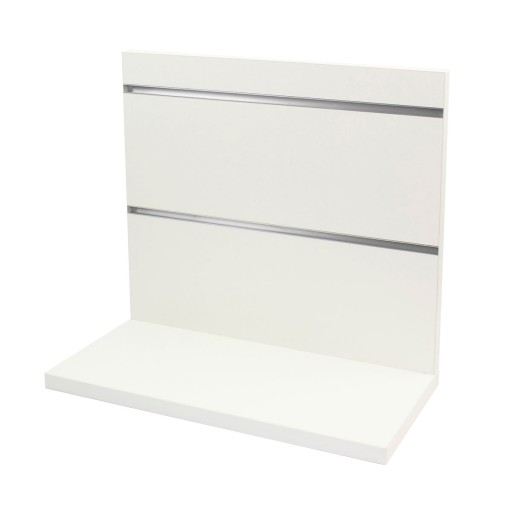Ekspozytor biały szer 40cm wsuwki ALU co 15cm