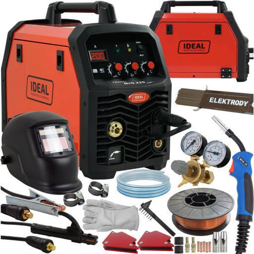 Spawarka MIGOMAT MIG MAG 220A MMA EURO IDEAL IGBT TECNO MIG FLUX BEZGAZOWA
