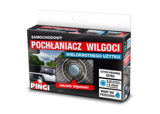 PINGI SAMOCHODOWY POCHŁANIACZ WILGOCI HIT !!!!!
