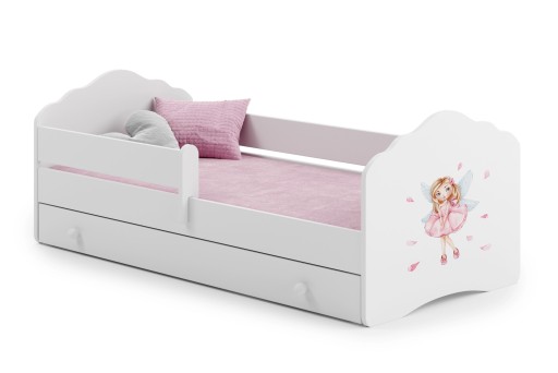Łóżko dziecięce 160x80 szuflada + materac FALA