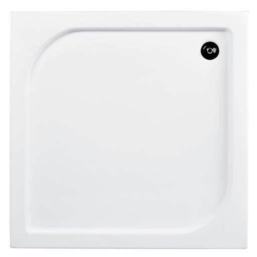 Brodzik OSKAR 80x80 biały kwadratowy prysznicowy 16 cm Besco