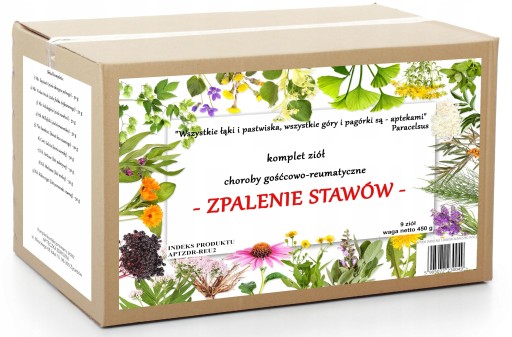 ZAPALENIE STAWÓW zioła na zwyrodnienia stawów 450 g tradycyjna receptura