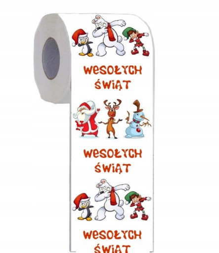 Świąteczny papier toaletowy. I w WC mamy Święta