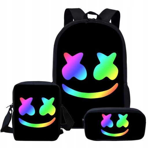 MARSHMELLO ZESTAW PLECAK SZKOLNY TORNISTER PIÓRNIK