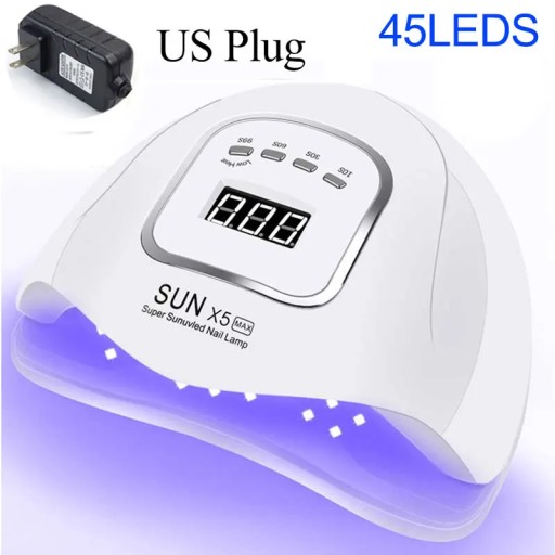 45 LEDS UV LED Lamp For Nails Lamp With Memory Function Professional Nail D