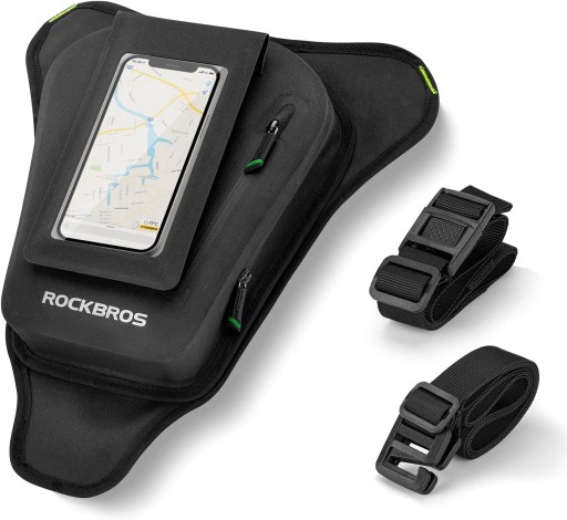 ROCKBROS Motocyklowa wodoodporna magnetyczna torba motocyklowa z paskiem