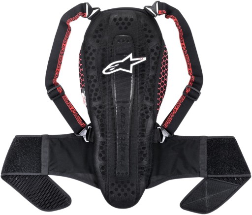 ochraniacz kręgosłupa Nucleon KR-2, ALPINESTARS (czarny/czerwony, rozmiar XS)