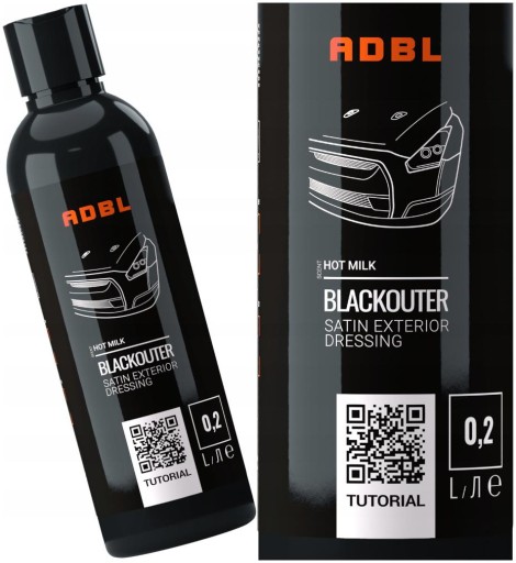 ADBL BLACKOUTER 200ml CZERNIDŁO DRESSING PLASTIKI ZEWNĘTRZNE ODNAWIA KOLOR