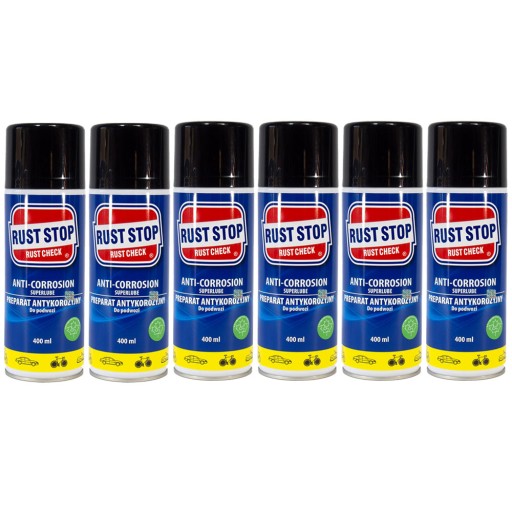 RUST STOP RUST CHECK ANTI-CORROSION 400 zestaw x6