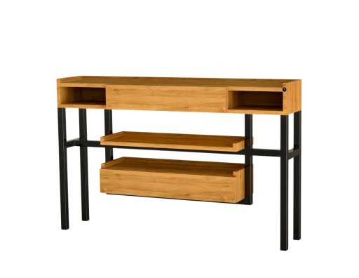 KONSOLA 180 cm DREWNO LITE DĄB OLCHA SKD-300