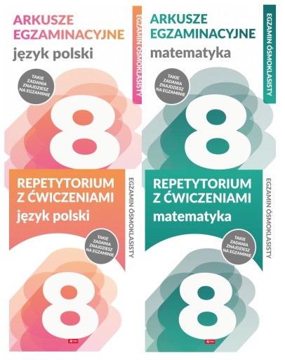 Pakiet 8-klasisty Arkusze i Repetytorium 4w1
