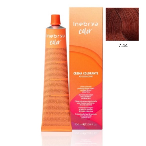 INEBRYA Color 7.44 100ml farba do włosów