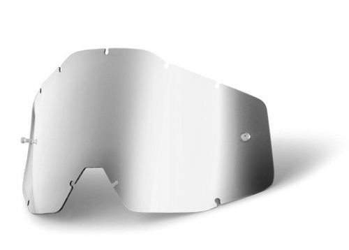 Szybka do gogli 100% pojedyncza mirror silver