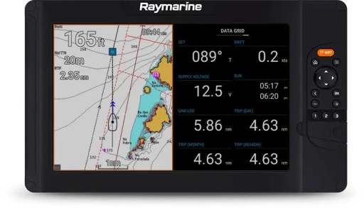 Element S 9'' Sonar CHIRP z ploterem map, Wi-Fi i GPS