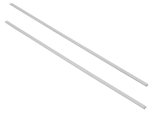 LISTWA WYKOŃCZENIOWA DO WKŁADÓW 50cm BIAŁY 2 szt.
