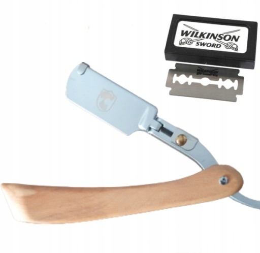 Brzytwa do Golenia Beard Bross + Żyletki Wilkinson