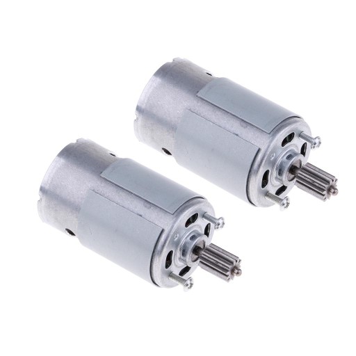 2x 12 V 550 Dziecięcy silnik elektryczny prądu stałego Mikro silnik