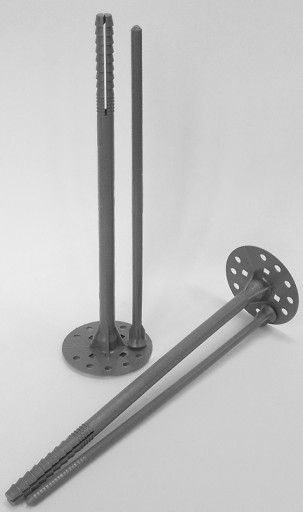 DYBLE KOŁKI DO STYROPIANU ŁĄCZNIK IZOLACJI 26cm - 100szt.
