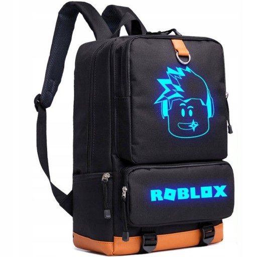NOWY PLECAK SZKOLNY ROBLOX ŚWIECĄCY W CIEMNOŚCI