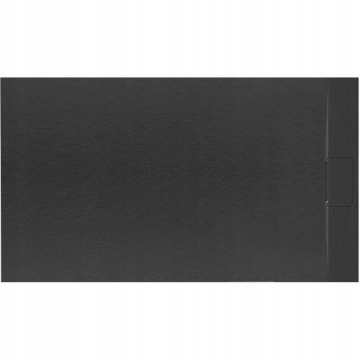 Brodzik prysznicowy BAZALT 120x80 czarny 2,5 Rea