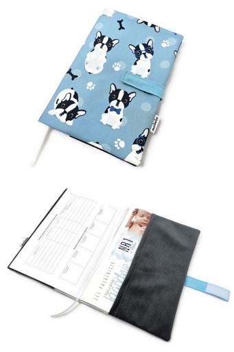 ETUI OKŁADKA NA KSIĄŻECZKĘ ZDROWIA DZIECKA VELVET