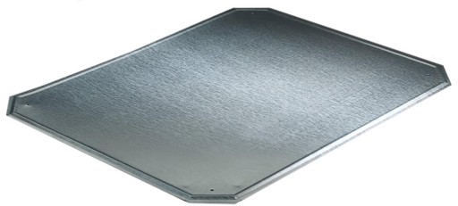 Płyta pod piec 100x65cm ocynkowana