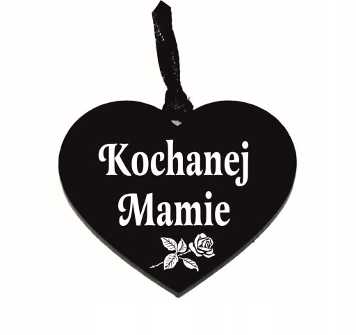 zawieszka na znicz z grawerem KOCHANEJ MAMIE