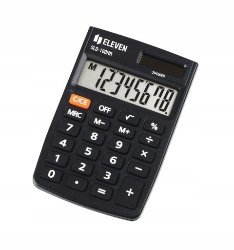 Eleven Kalkulator biurowy 8-cyfrowy SLD100NR