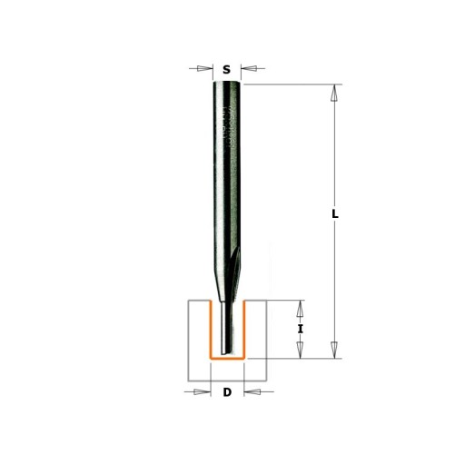 Frez prosty / 712.030.11 CMT
