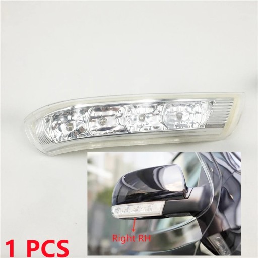 1 sztuk prawy RHRear widok kierunkowskaz LED światło wsteczne lampa na lust