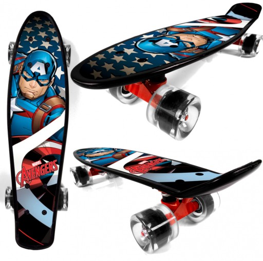 DESKOROLKA FISZKA AVENGERS CAPTAIN AMERICA