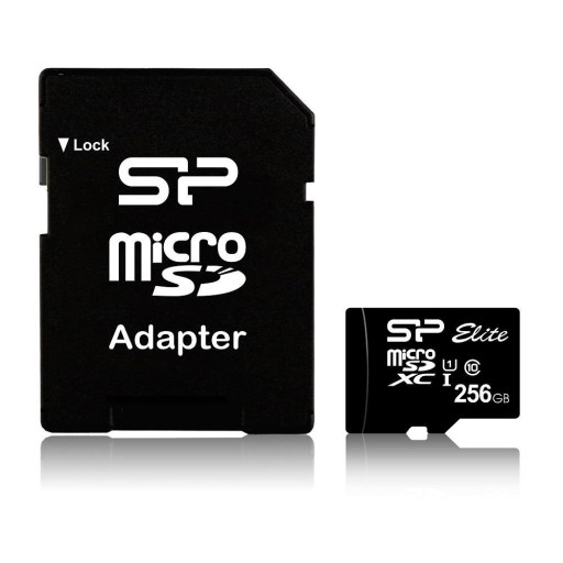 Karta pamięci microSDXC Silicon Power Elite 256GB Class 10, UHS-I, U1 +