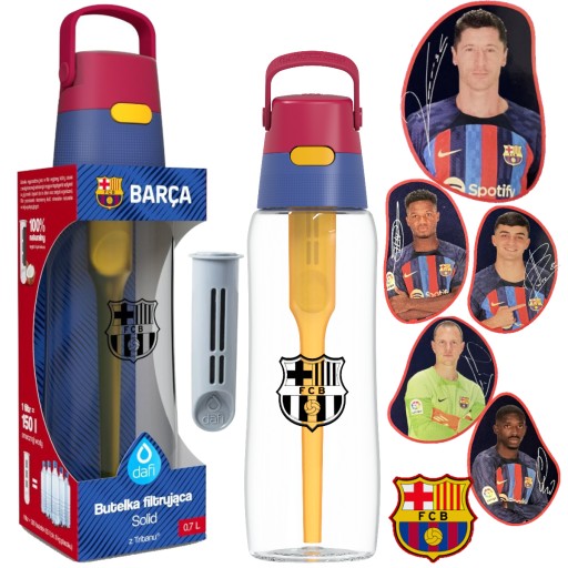 Butelka bidon DAFI SOLID LEWANDOWSKI FC Barcelona