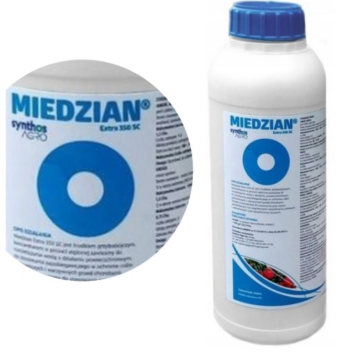 Miedzian Extra 350 SC 1L Synthos ŚRODEK GRZYBOBÓJCZY NA CHOROBY GRZYBOWE