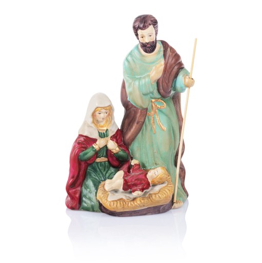 SZOPKA BOŻE NARODZENIE - Jezus Maryja Józef 16cm