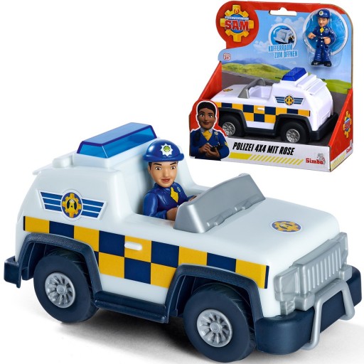 SIMBA STRAŻAK SAM JEEP RADIOWÓZ 4X4 MINI FIGURKA