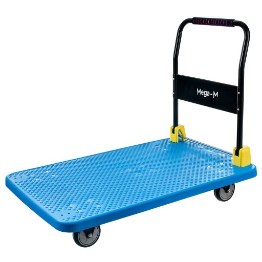 Wózek transportowy platformowy SKŁADANY 500KG MAGAZYNOWY platforma 109x64cm