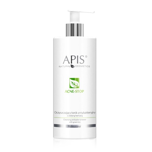 Apis Acne-Stop tonik antybakteryjny oczyszczający z zieloną herbatą 500ml