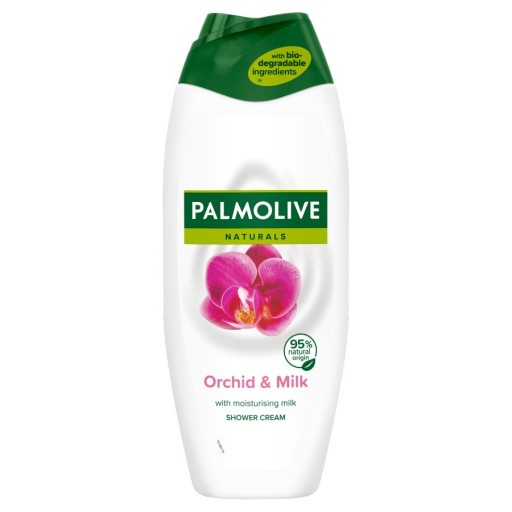 PALMOLIVE NATURALS Kremowy żel pod prysznic MLEKO I CZARNA ORCHIDEA, 500 ml