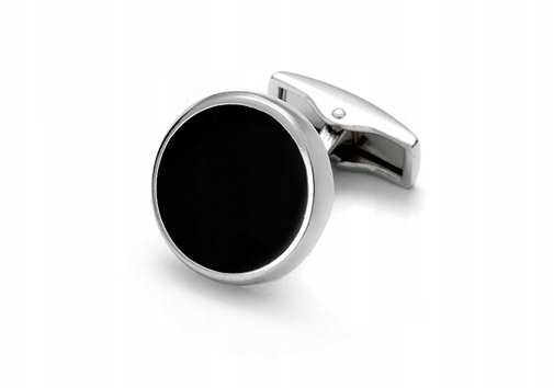 ELEGANCKIE SPINKI DO MANKIETÓW Metalowe Spinka Męska do Koszuli GREG cm02BP