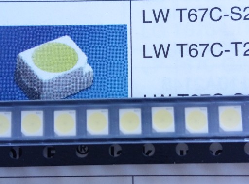 [10szt] Dioda LED SMD LWT67CU2 Biała 560mcd OSRAM