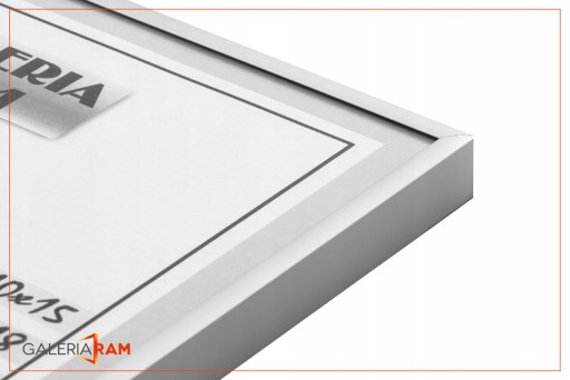 Rama,ramka ALUMINIOWA 21x29,7(A4)-alu G -SREBRNA-