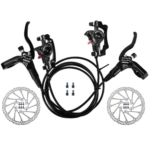 Rowerowe hydrauliczne hamulce tarczowe przednie