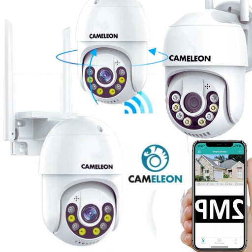 KAMERA ZEWNĘTRZNA OBROTOWA WIFI IP ZOOM MONITORING