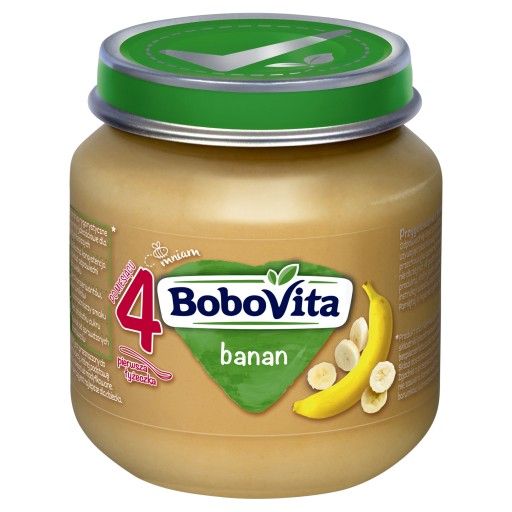 BOBOVITA Banan po 4 m-cu - 125 g