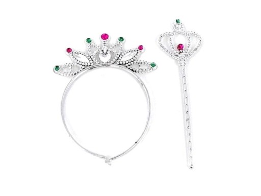 ZESTAW PIĘKNOŚCI - DIADEM I RÓŻDŻKA