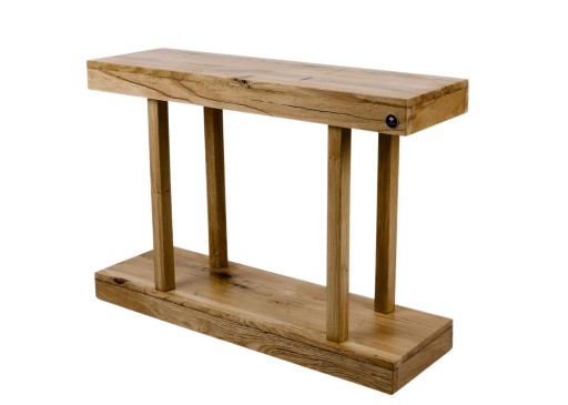 KONSOLA Dębowa Loft DREWNO LITE 45 cm SKD-227